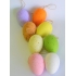 Ostereier/Behang-Eier bunt marmoriert 8-er Set